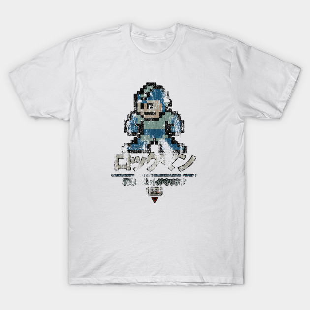 Mega Man - Vintage T-Shirt-TOZ